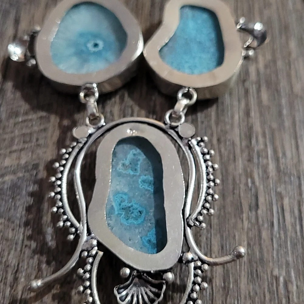 Artisan Solar Quarzt Necklace 925 sterling silver - Picture 6 of 6